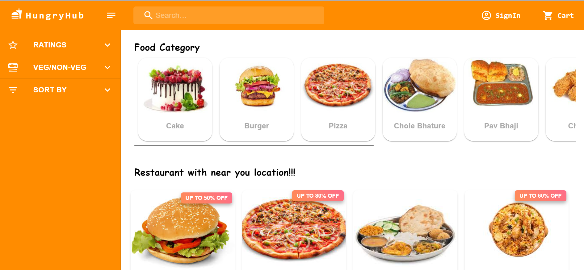Online Food Ordering System Website