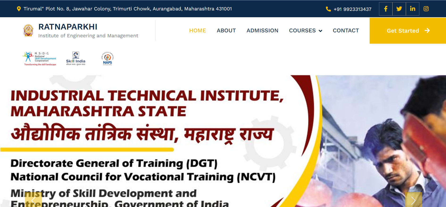 Engineering & Management College Website